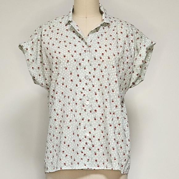 Vintage 🍎 Button Down - Picture 4 of 10